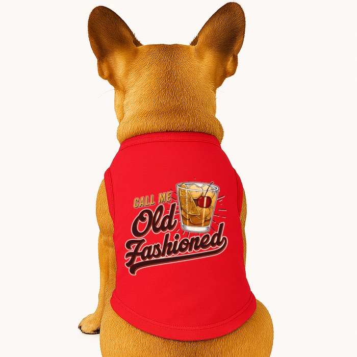 Vintage Call Me Old Fashioned Doggie Tank