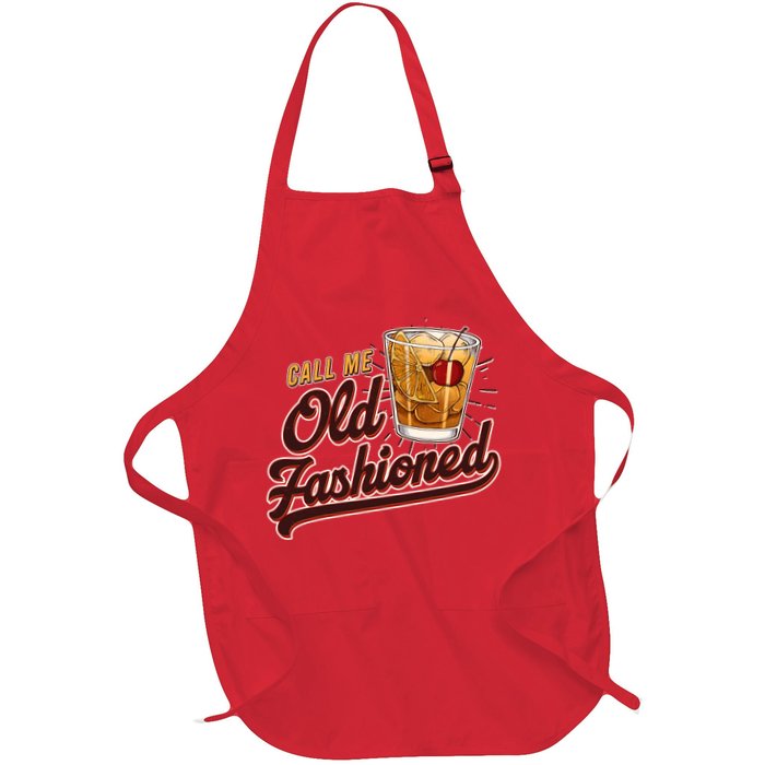 Vintage Call Me Old Fashioned Full-Length Apron With Pockets