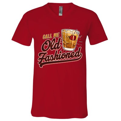 Vintage Call Me Old Fashioned V-Neck T-Shirt