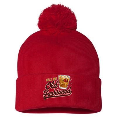 Vintage Call Me Old Fashioned Pom Pom 12in Knit Beanie