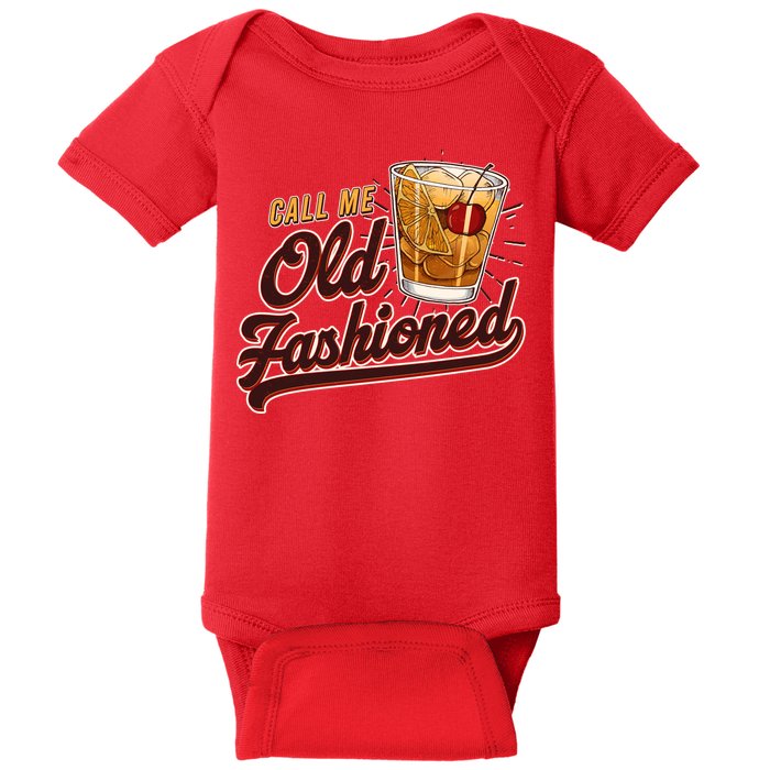 Vintage Call Me Old Fashioned Baby Bodysuit