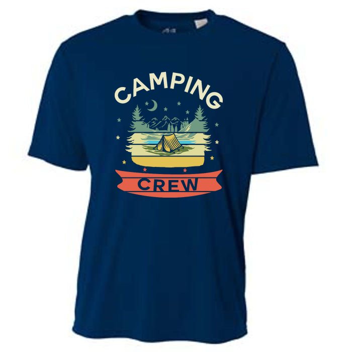 Vintage Camping Matching Group Camping Crew Gift Cooling Performance Crew T-Shirt