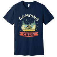 Vintage Camping Matching Group Camping Crew Gift Premium T-Shirt