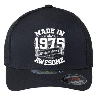 Vintage Crown Made In 1975 50 Years Of Being Awesome Flexfit Unipanel Trucker Cap