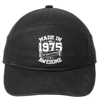 Vintage Crown Made In 1975 50 Years Of Being Awesome 7-Panel Snapback Hat