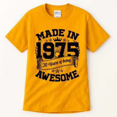 Vintage Crown Made In 1975 50 Years Of Being Awesome Tall T-Shirt