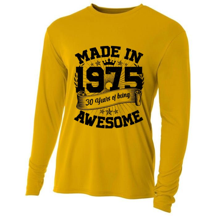 Vintage Crown Made In 1975 50 Years Of Being Awesome Cooling Performance Long Sleeve Crew
