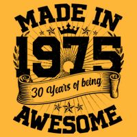Vintage Crown Made In 1975 50 Years Of Being Awesome Cooling Performance Long Sleeve Crew