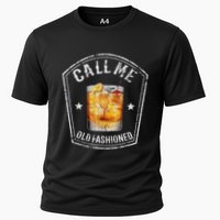 Vintage Call Me Old Fashioned Whiskey Funny Bourbon Cooling Performance Crew T-Shirt