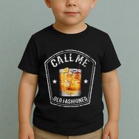 Vintage Call Me Old Fashioned Whiskey Funny Bourbon Toddler T-Shirt