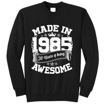 Vintage Crown Made In 1985 40 Years Of Being Awesome Sweatshirt