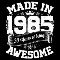 Vintage Crown Made In 1985 40 Years Of Being Awesome Sweatshirt