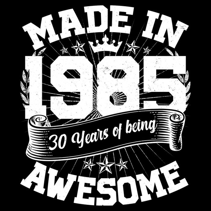 Vintage Crown Made In 1985 40 Years Of Being Awesome Sweatshirt