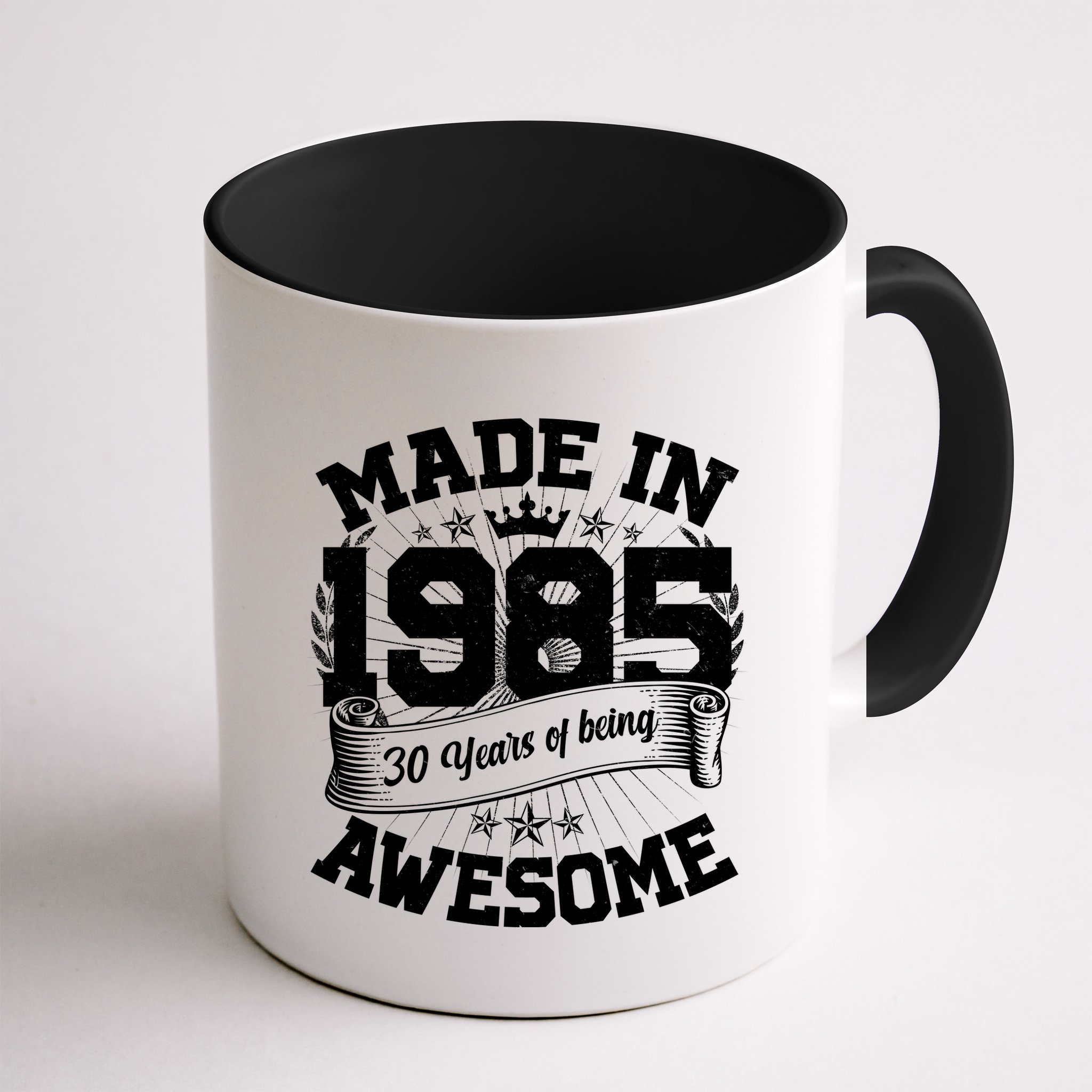 Vintage Crown Made In 1985 40 Years Of Being Awesome Mug