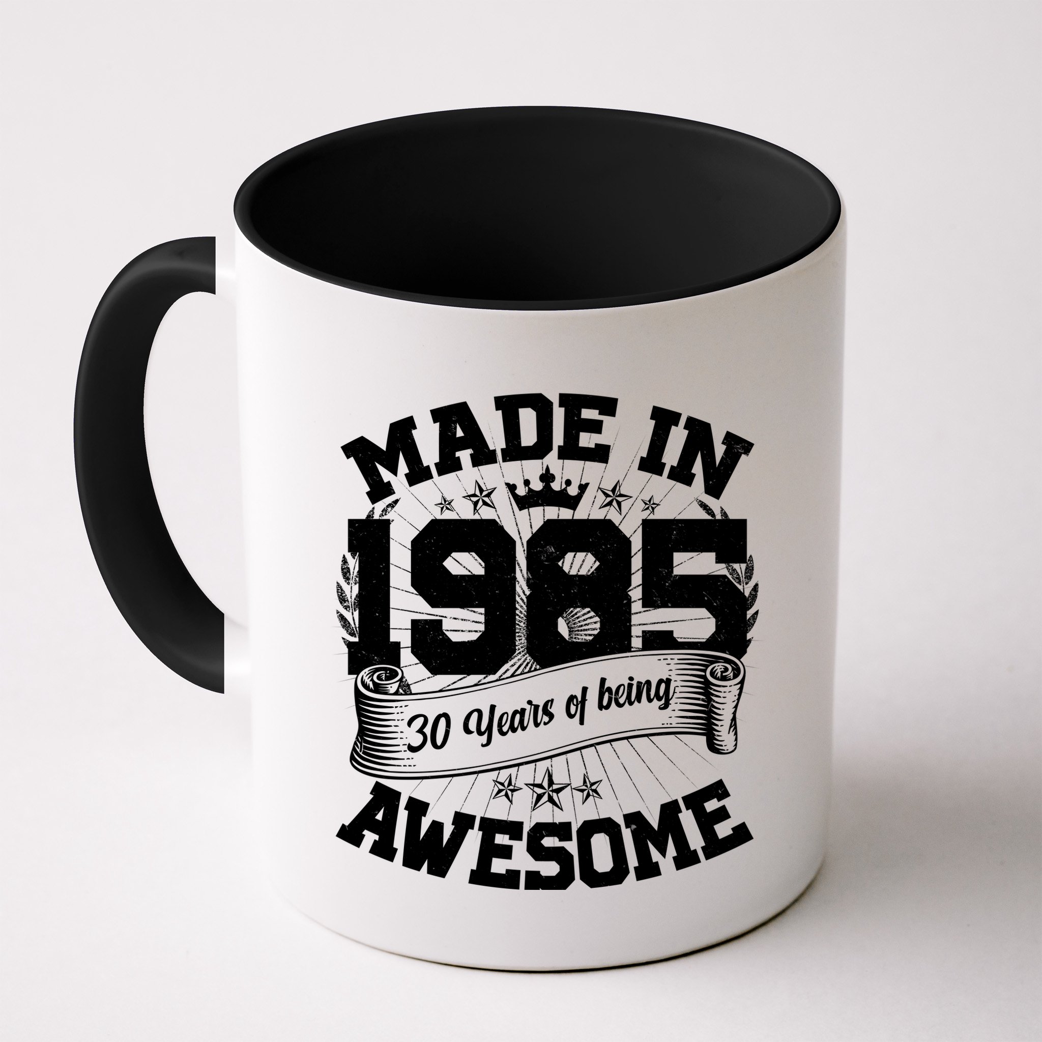 Vintage Crown Made In 1985 40 Years Of Being Awesome Mug