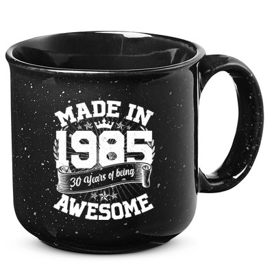 Vintage Crown Made In 1985 40 Years Of Being Awesome 15oz Campfire Ceramic Mug
