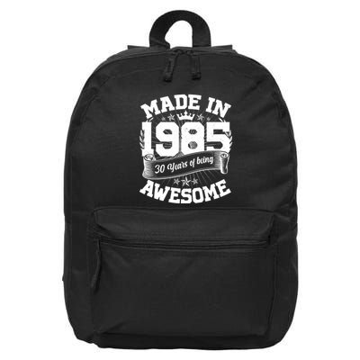 Vintage Crown Made In 1985 40 Years Of Being Awesome 16 in Basic Backpack