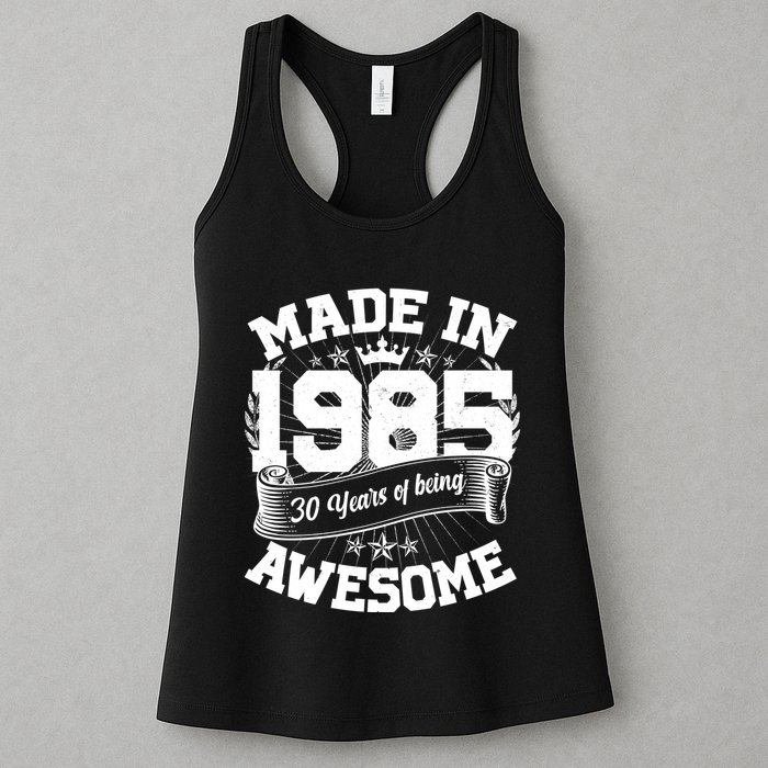 Vintage Crown Made In 1985 40 Years Of Being Awesome Womens Tank Top