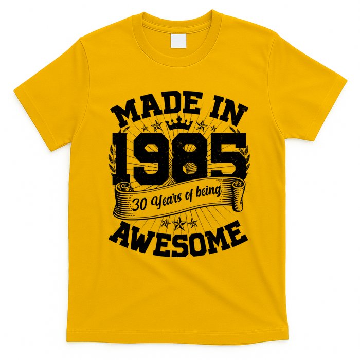Vintage Crown Made In 1985 40 Years Of Being Awesome T-Shirt