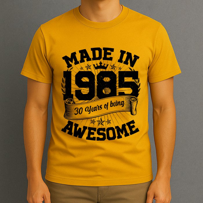Vintage Crown Made In 1985 40 Years Of Being Awesome T-Shirt