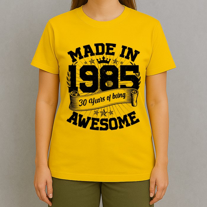 Vintage Crown Made In 1985 40 Years Of Being Awesome T-Shirt