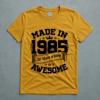 Vintage Crown Made In 1985 40 Years Of Being Awesome T-Shirt