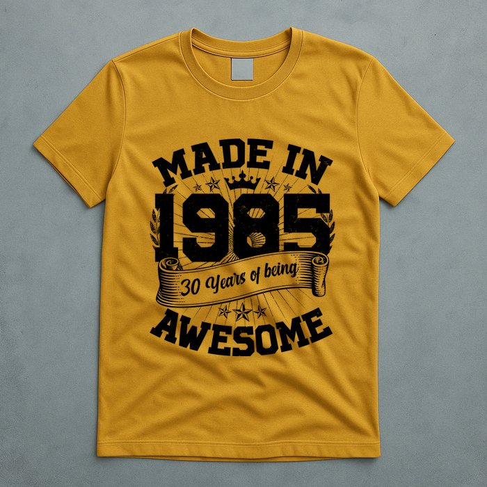 Vintage Crown Made In 1985 40 Years Of Being Awesome T-Shirt
