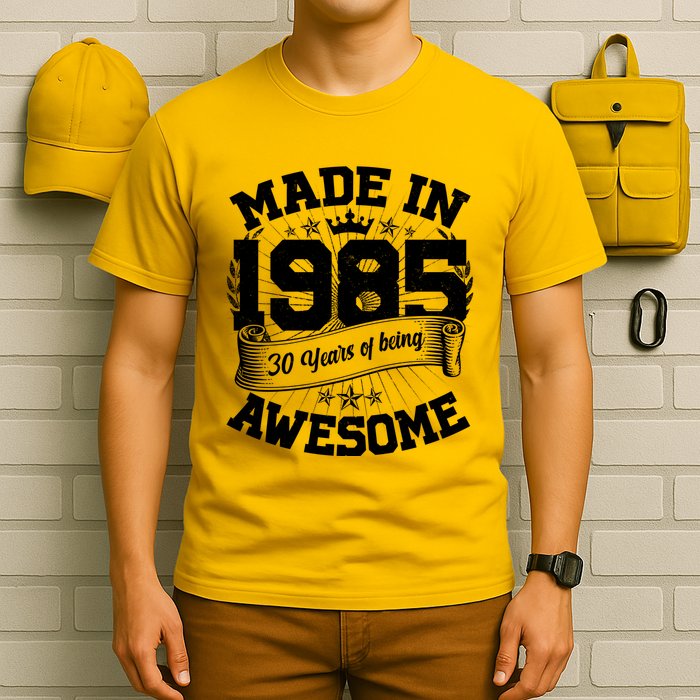 Vintage Crown Made In 1985 40 Years Of Being Awesome T-Shirt