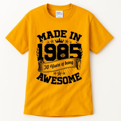 Vintage Crown Made In 1985 40 Years Of Being Awesome Tall T-Shirt