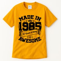 Vintage Crown Made In 1985 40 Years Of Being Awesome Tall T-Shirt