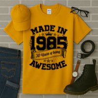 Vintage Crown Made In 1985 40 Years Of Being Awesome Tall T-Shirt