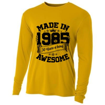 Vintage Crown Made In 1985 40 Years Of Being Awesome Cooling Performance Long Sleeve Crew