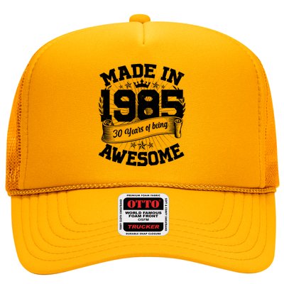 Vintage Crown Made In 1985 40 Years Of Being Awesome Trucker Hat