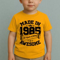 Vintage Crown Made In 1985 40 Years Of Being Awesome Toddler T-Shirt