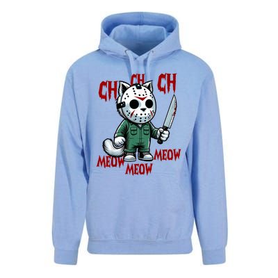 Vintage Cat Meow Halloween Cat Unisex Surf Hoodie