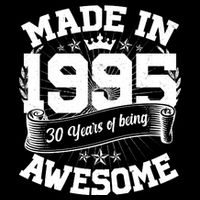 Vintage Crown Made In 1995 30 Years Of Being Awesome Backpack