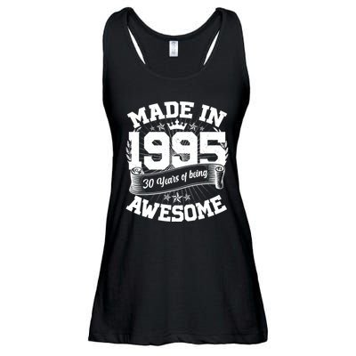 Vintage Crown Made In 1995 30 Years Of Being Awesome Ladies Essential Flowy Tank