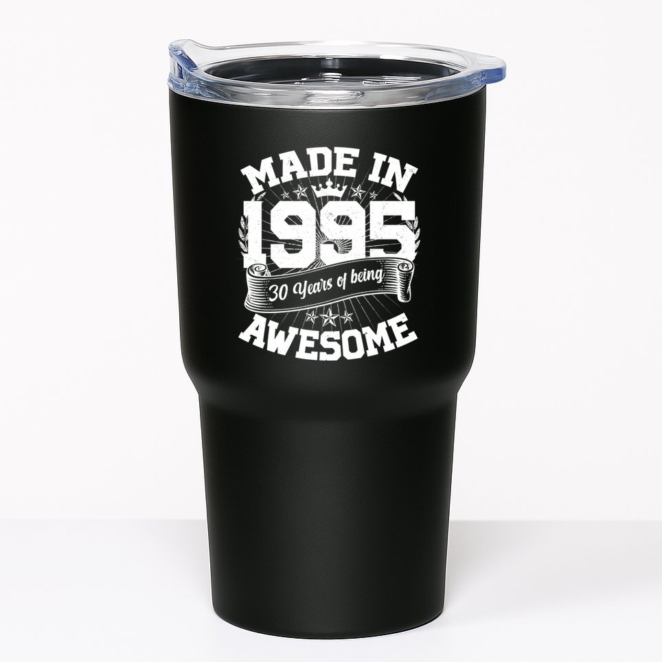 Vintage Crown Made In 1995 30 Years Of Being Awesome Tumbler