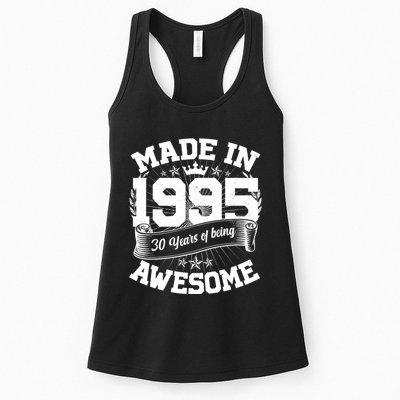 Vintage Crown Made In 1995 30 Years Of Being Awesome Womens Tank Top