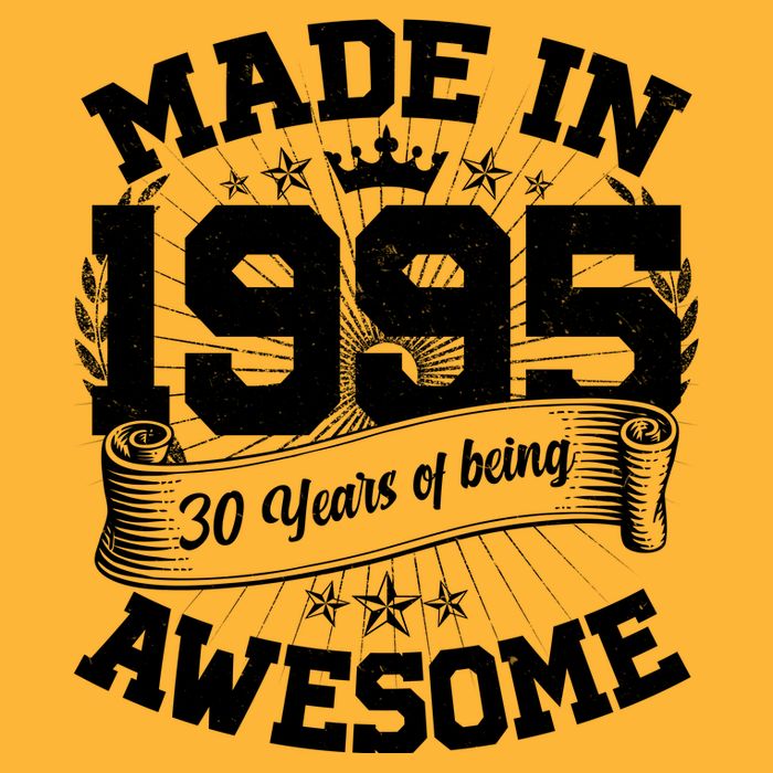 Vintage Crown Made In 1995 30 Years Of Being Awesome Polo