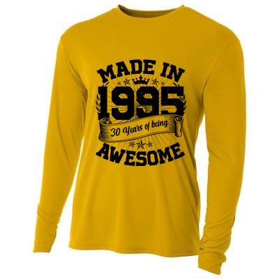 Vintage Crown Made In 1995 30 Years Of Being Awesome Cooling Performance Long Sleeve Crew