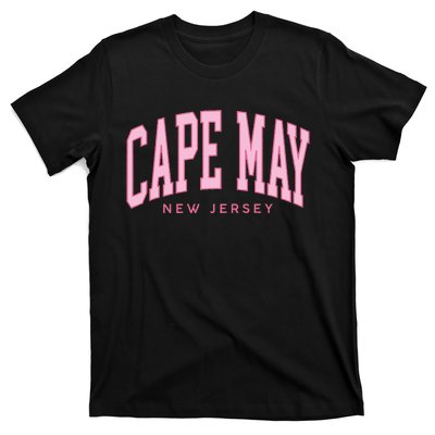 Vintage Cape May Nj Retro Throwback Beach Preppy T-Shirt