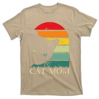 Vintage Cat Mom For WomenFunny Cat Mom Mother T-Shirt