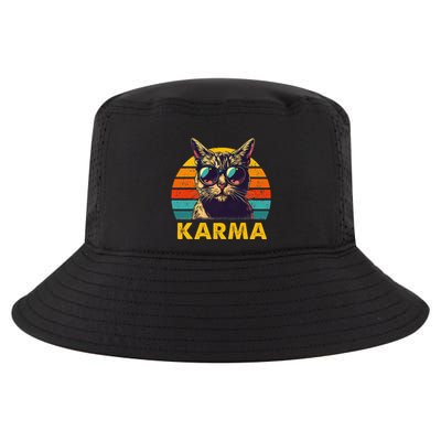 Vintage Cat Music Gifts Cool Comfort Performance Bucket Hat