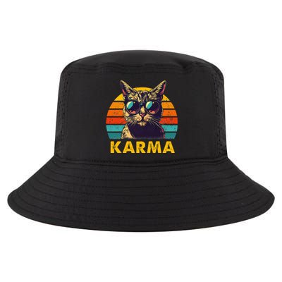 Vintage Cat Music Gifts Cool Comfort Performance Bucket Hat