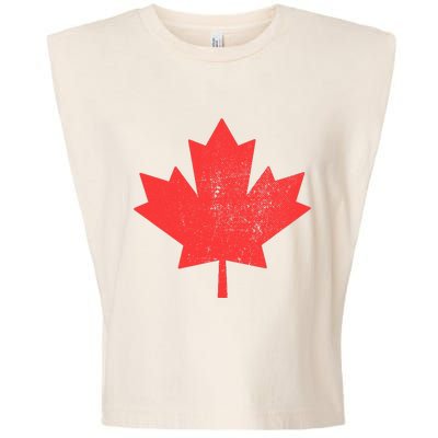 Vintage Canada Maple Leaf Canada Day Garment-Dyed Women's Muscle Tee