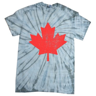 Vintage Canada Maple Leaf Canada Day Tie-Dye T-Shirt