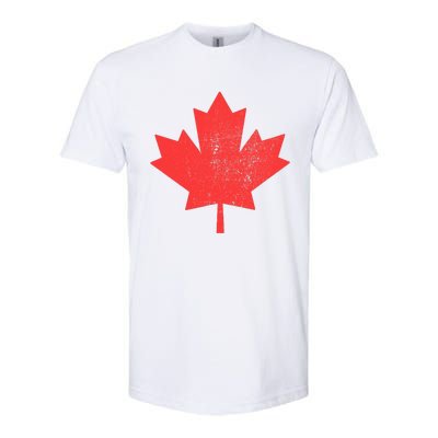 Vintage Canada Maple Leaf Canada Day Softstyle CVC T-Shirt