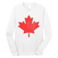 Vintage Canada Maple Leaf Canada Day Long Sleeve Shirt