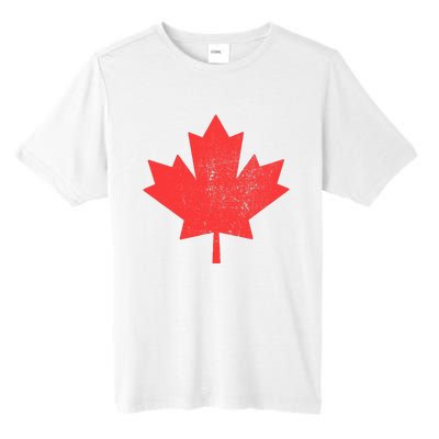 Vintage Canada Maple Leaf Canada Day Tall Fusion ChromaSoft Performance T-Shirt